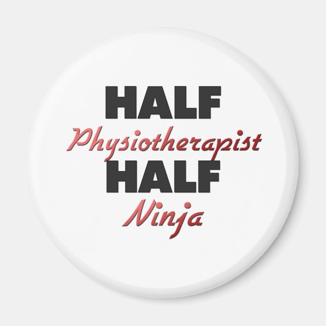Imán Mitad fisioterapeuta Ninja (Frente)