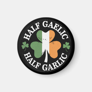 Imán Mitad gaélico mitad ajo irlandés italiano St. Patr
