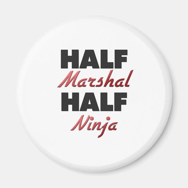 Imán Mitad mariscal Ninja (Frente)