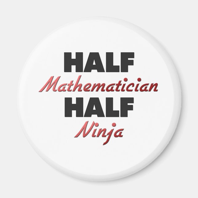 Imán Mitad Matemática Ninja (Frente)