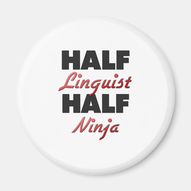 Imán Mitad Ninja Lingüista (Frente)