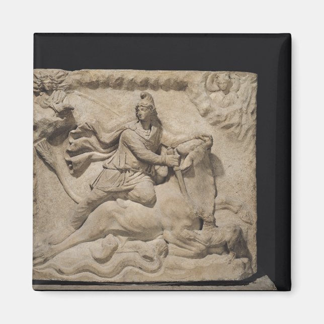 Imán Mithras sacando el toro, siglo II-3 (Frente)
