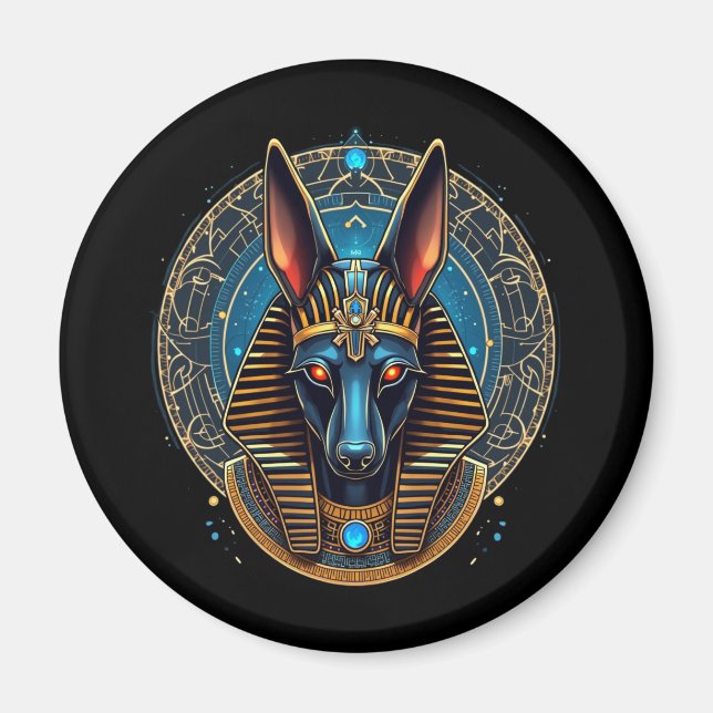 Imán Mitología egipcia de Dios Anubis (Frente)