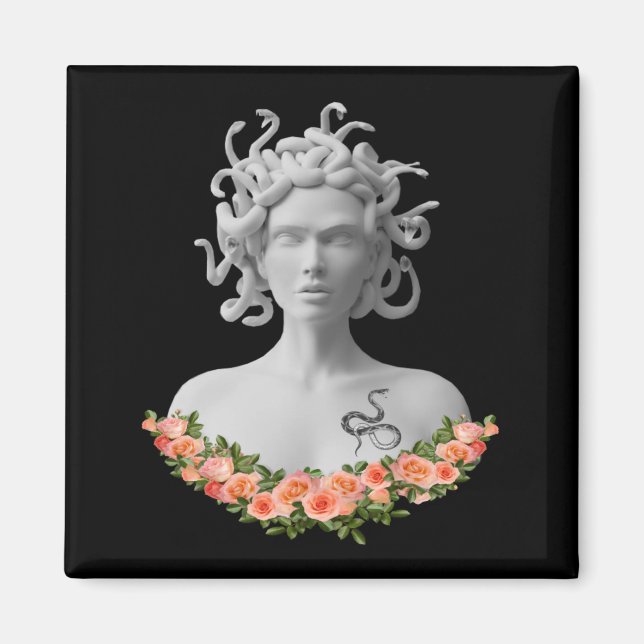 Imán Mitología griega de Medusa Gorgon (Frente)