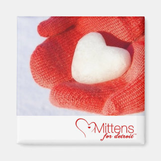 Imán Mitones para Detroit 2 pulgadas cuadrado