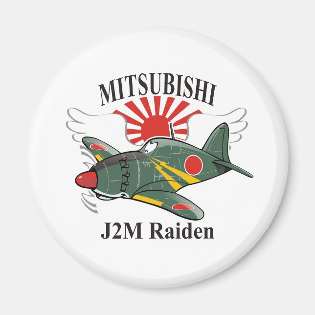 Imán mitsubishi J2M Raiden (Frente)