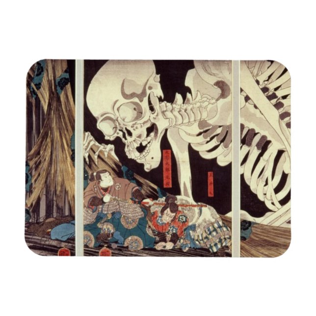 Imán Mitsukini desafiando el espectro del esqueleto, c. (Horizontal)