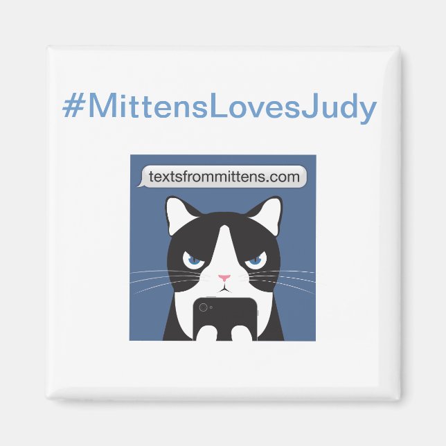 Imán #MittensLovesJudy (Frente)