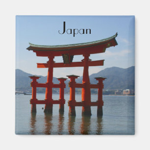 Imán miyajima torii japón