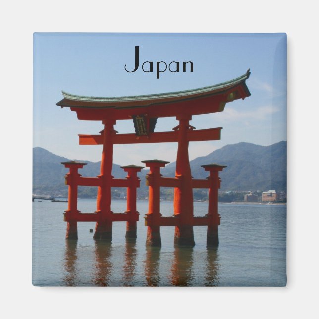Imán miyajima torii japón (Frente)