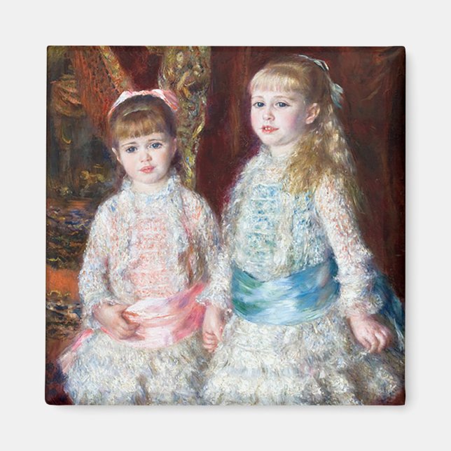 Imán Mlles Cahen d'Anvers por Pierre-Auguste Renoir (Frente)