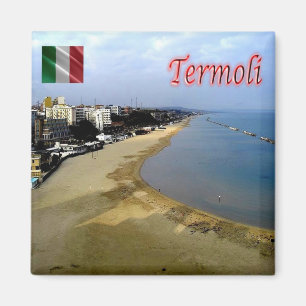 Imán MLS008 TERMOLI Playa Sant'Antonio, Italia, Fridge