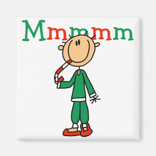 Imán Mmmm Candy Canes camisetas y regalos