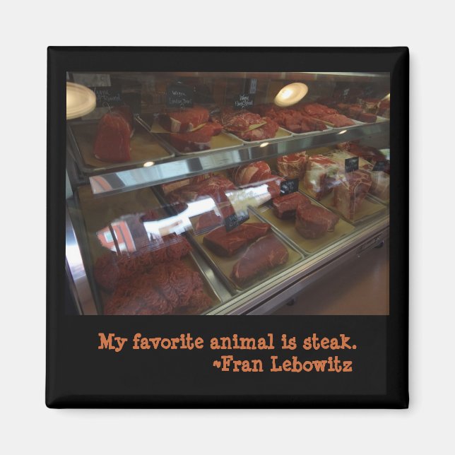 Imán Mmmm...Steak (Frente)