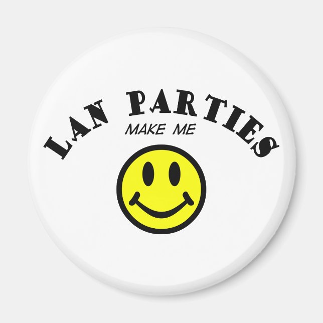 Imán MMS: Fiestas Lan (Frente)