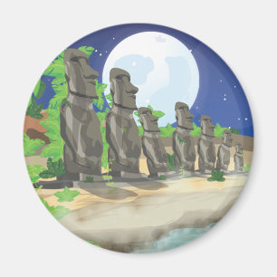 Imán Moái de Isla de Pascua