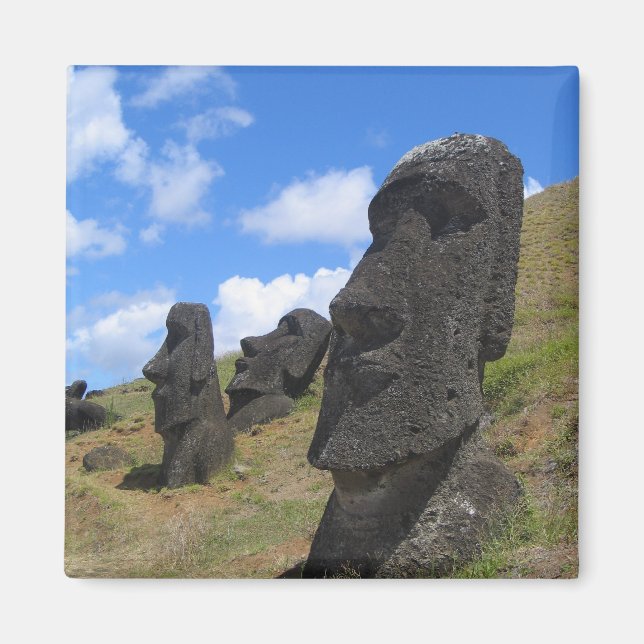 Imán Moai en Rano Raraku, Isla de Pascua (Frente)