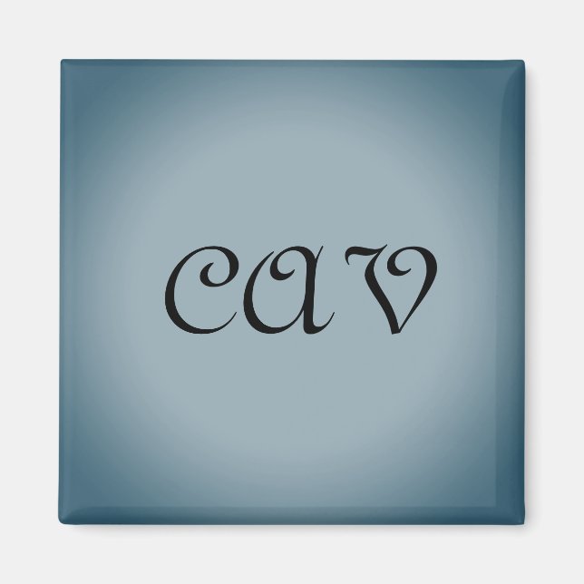 Imán Mochila de cadena de dibujo (Frente)