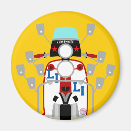 Imán Mod Brit pop art Scooter