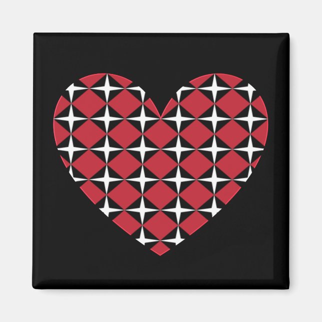 Imán Mod Diamond Heart (Frente)