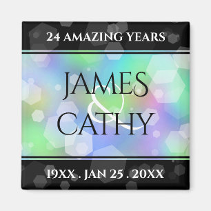 Imán Moda 14° 24° 34° 43° Aniversario Ópalo Boda