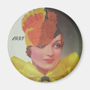 Imán Moda 1933 del vintage