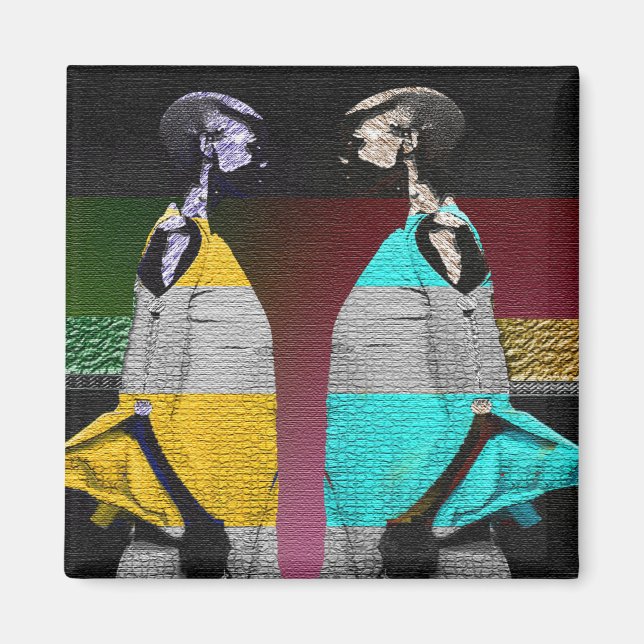 Imán Moda africana (Frente)