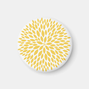 Imán Moda Amarillo Flor