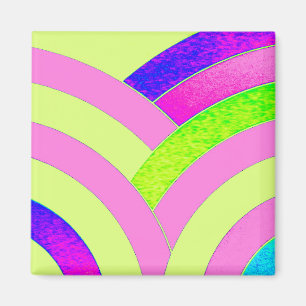 Imán moda chevron moderno y elegante