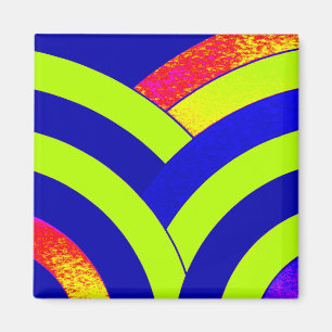 Imán moda chevron moderno y elegante