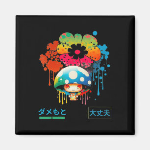 Imán Moda de estilo callejero Frase de jerga de anime j