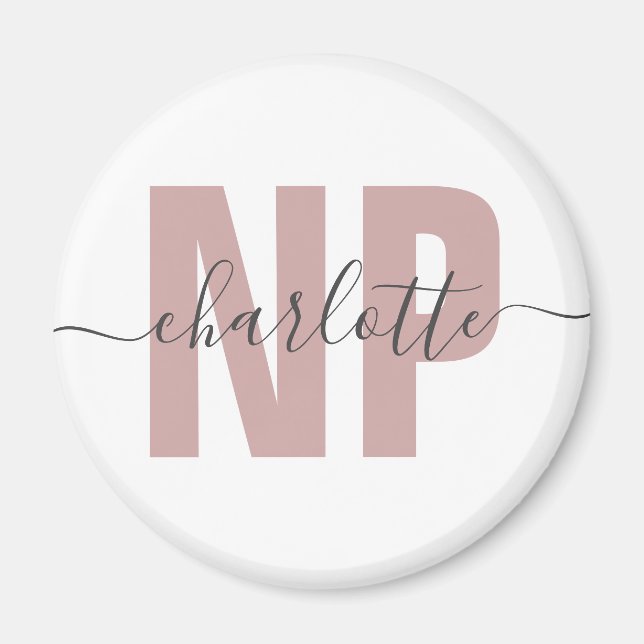 Imán Moda de Graduación de Enfermero Profesional Person (Frente)