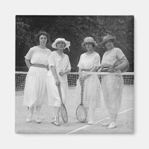 Imán moda del tenis de los años 20