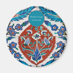 Imán Moda Floral cerámica turca