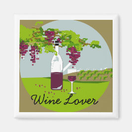 Imán MODA MAGNET_"Wine Lover"_VINEYARD TEMA