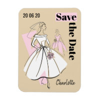 Moda Novia Neutral Guardar la fecha flexible