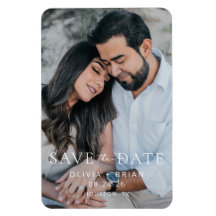 Moda + Simple Modern Save the Date Magnet
