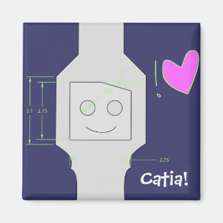 Imán Modelado Catia