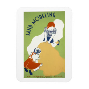 Imán Modelado de arena