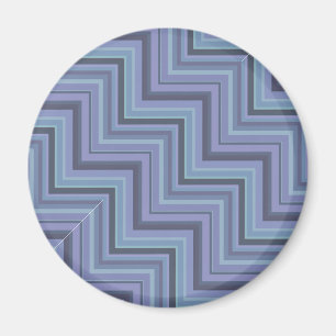 Imán modelo Azul-gris de las escaleras de las rayas