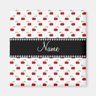 Imán Modelo blanco conocido personalizado de la cereza