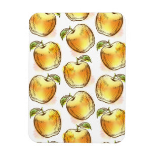 Imán Modelo con la manzana amarilla