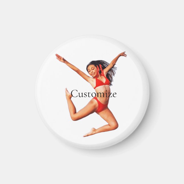 Imán Modelo de baile bikini Thunder_Cove (Frente)