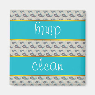 Imán Modelo de Champán Paisley