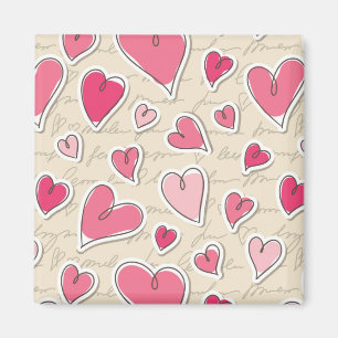 Imán Modelo de corazones