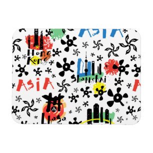 Imán Modelo de los símbolos de Asia el  