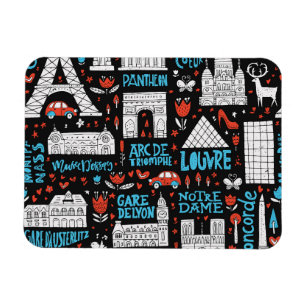 Imán Modelo de los símbolos de Francia el  