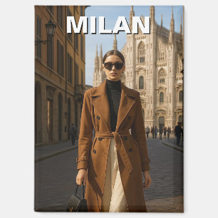 Imán Modelo de moda en Milán Italia