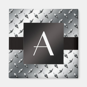 Imán Modelo de plata de la placa de acero del diamante