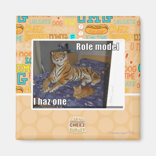 Imán Modelo de rol, me he puesto uno (Frente)